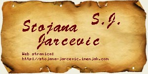 Stojana Jarčević vizit kartica